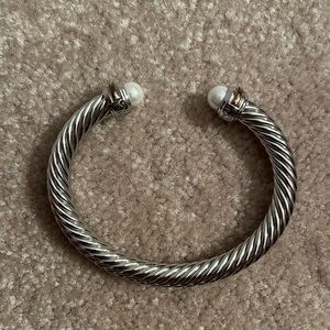 Pearl David yurman cable bracelet